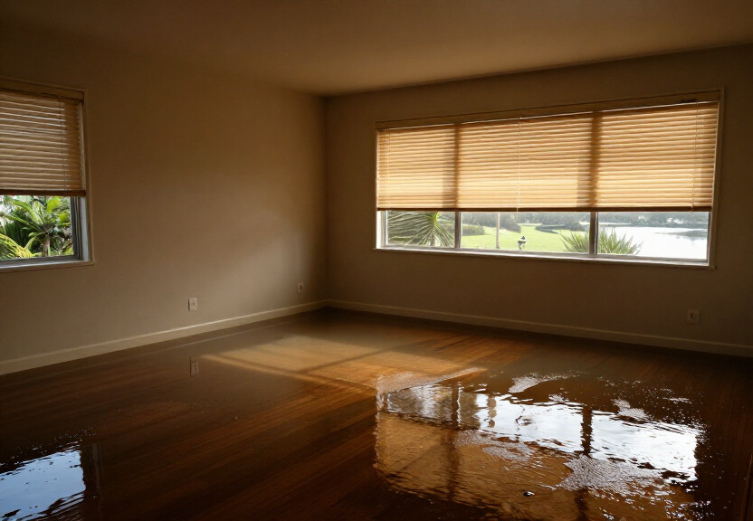 Mould growth on a Freshwater ceiling before treatment